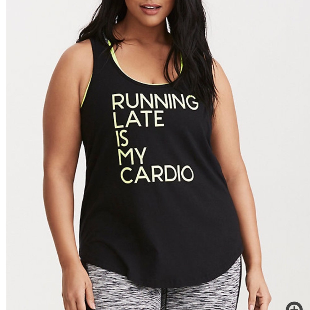 TORRID ACTIVE - RUNNING CARDIO TANK TOP